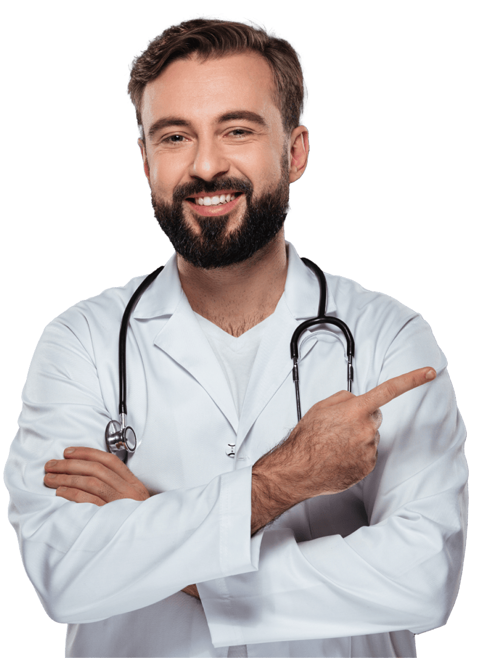 Smiling doctor